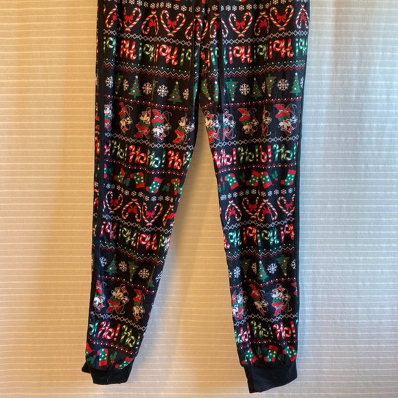 Disney Minnie Mouse Christmas Pajamas Jogger Pants - Picture 2 of 3